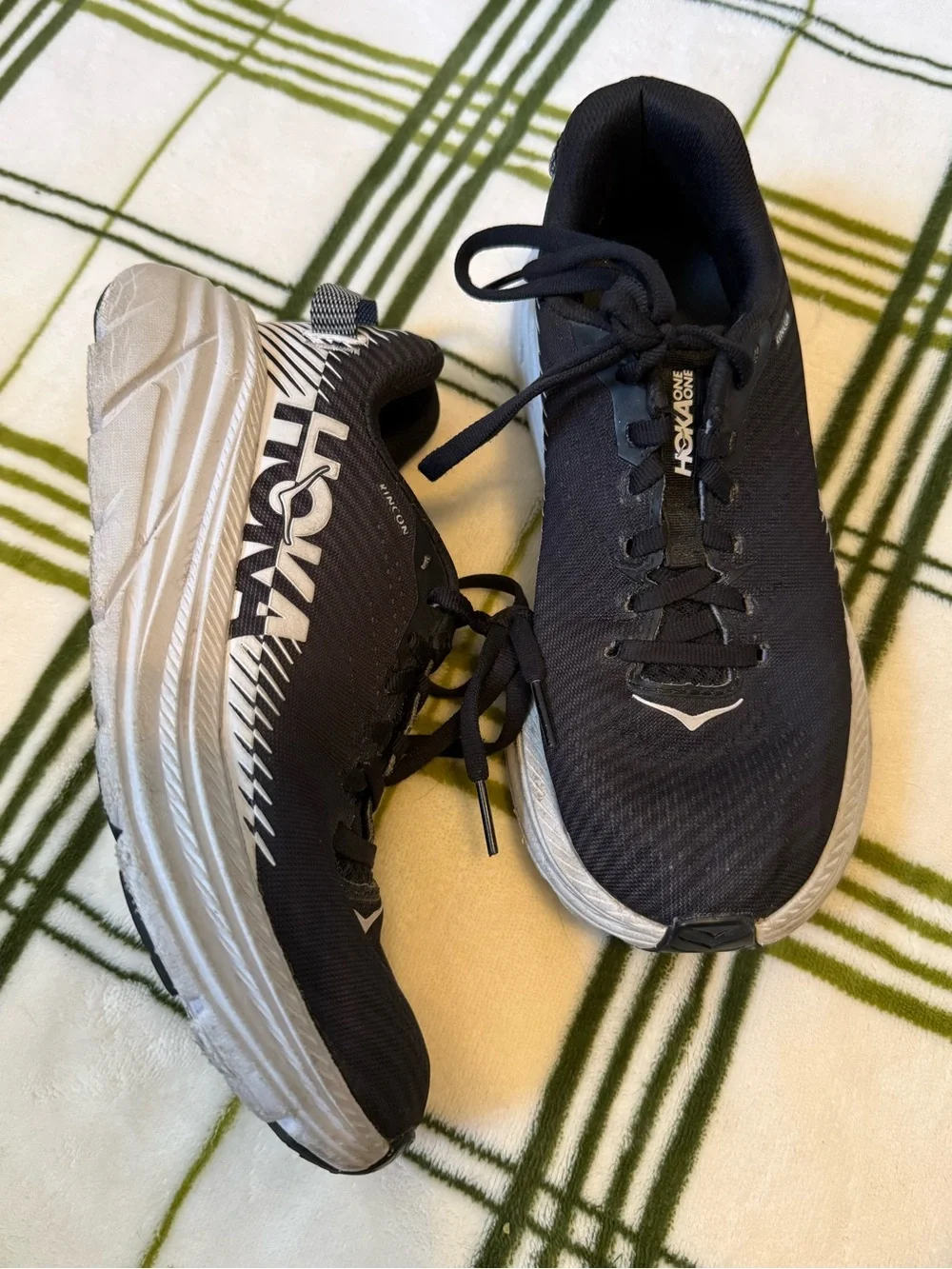 Hoka One One Black Road Running Shoes